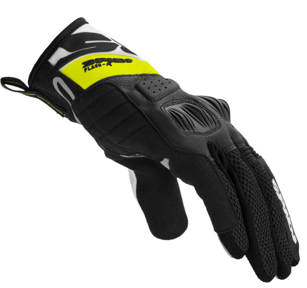 Spidi guantes moto verano Flash R evo amarillo - Imagen 3