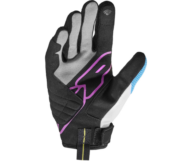 Spidi guantes moto verano mujer Flash R rosa - Imagen 4
