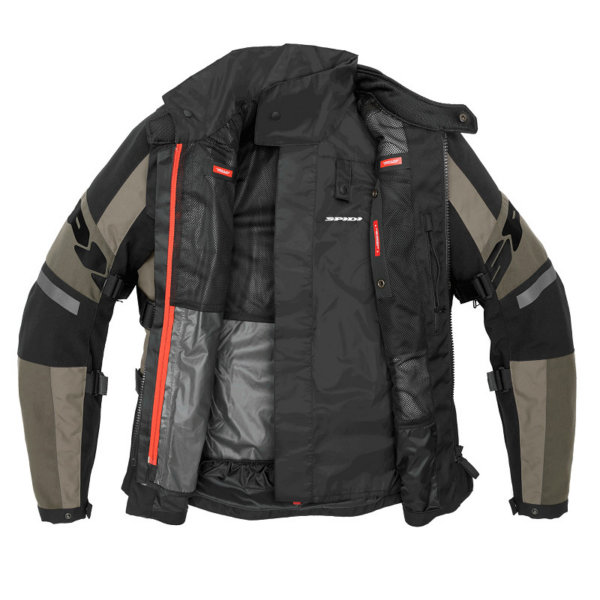 Spidi chaqueta moto 4 Season Evo H2out verde - Imagen 5