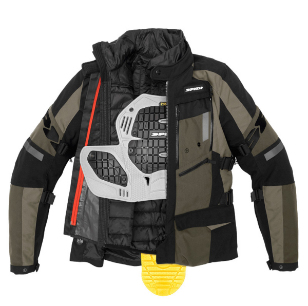 Spidi chaqueta moto 4 Season Evo H2out verde - Imagen 7
