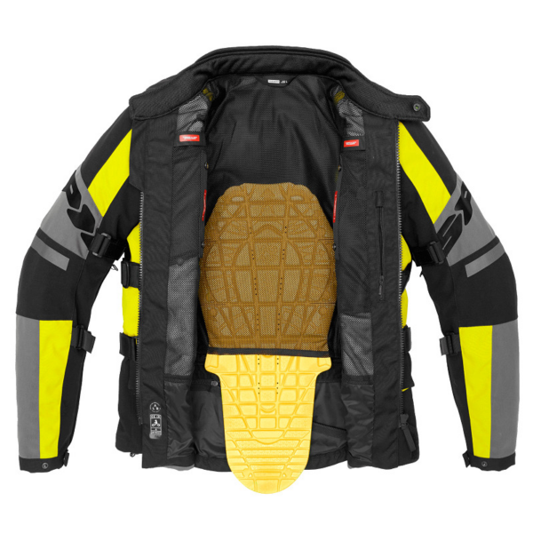 Spidi chaqueta moto 4 Season Evo H2out amarilla - Imagen 4