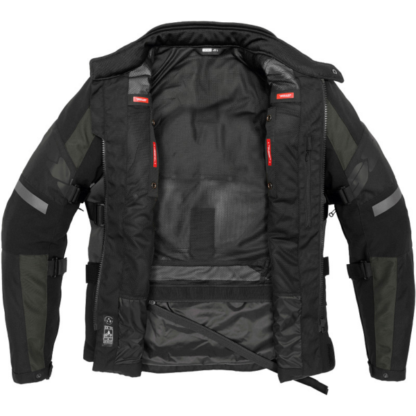 Spidi chaqueta moto 4 Season Evo H2out negra - Imagen 4