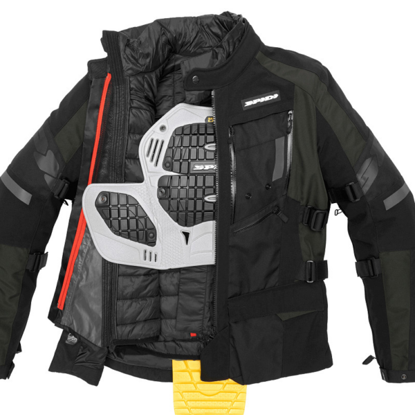 Spidi chaqueta moto 4 Season Evo H2out negra - Imagen 7