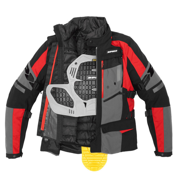Spidi chaqueta moto 4 Season Evo H2out roja - Imagen 6