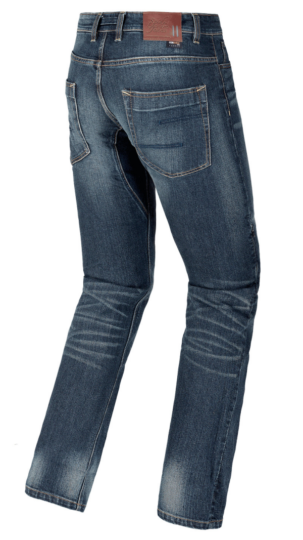 Spidi Vaquero moto J-Tracker corto azul desgastado - Imagen 2