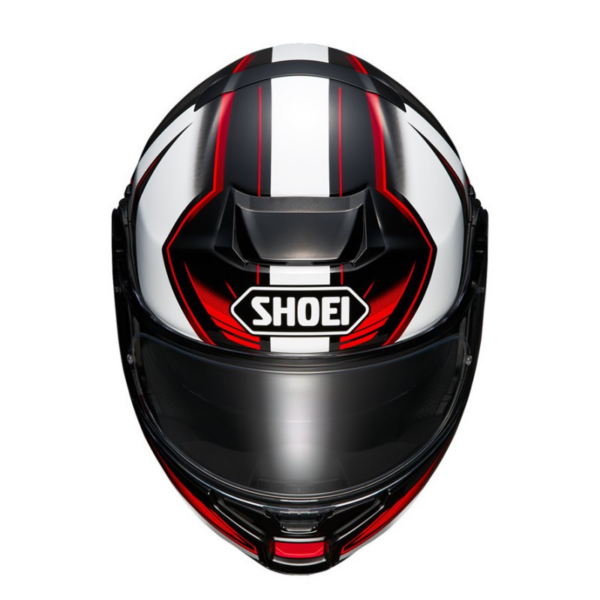 SHOEI casco moto modular Neotec 3 Grasp TC5 blanco rojo - Imagen 2