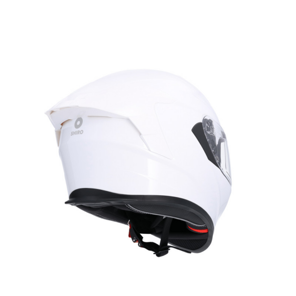 Shiro Casco Moto integral Raptor blanco - Imagen 4