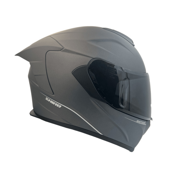 Shiro Casco Moto integral Raptor titanio mate