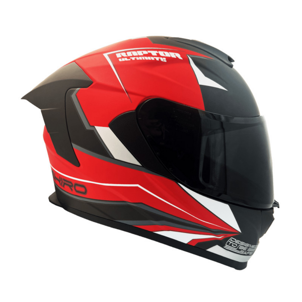 Shiro Casco Moto integral Raptor Ultimate rojo