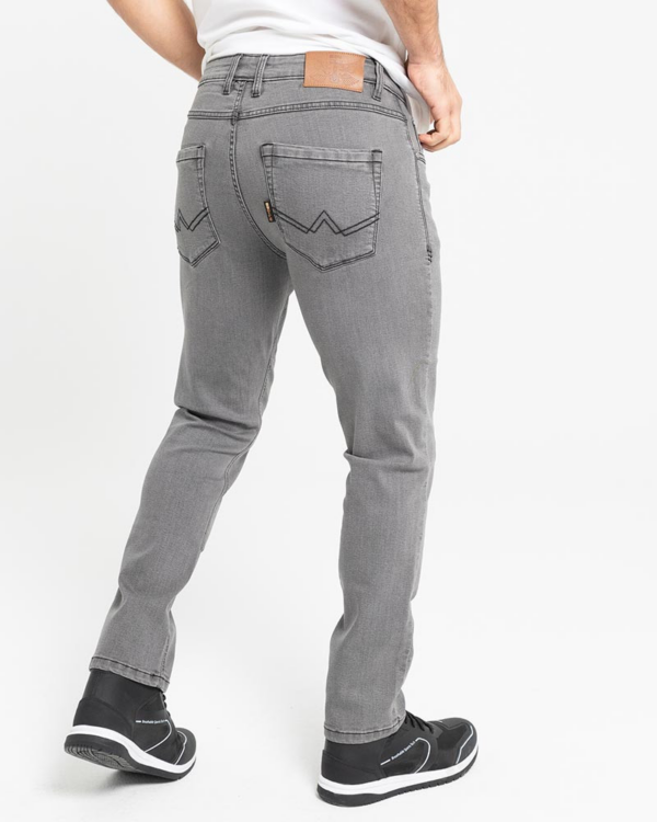 By City pantalón vaquero moto Bull gris - Imagen 2