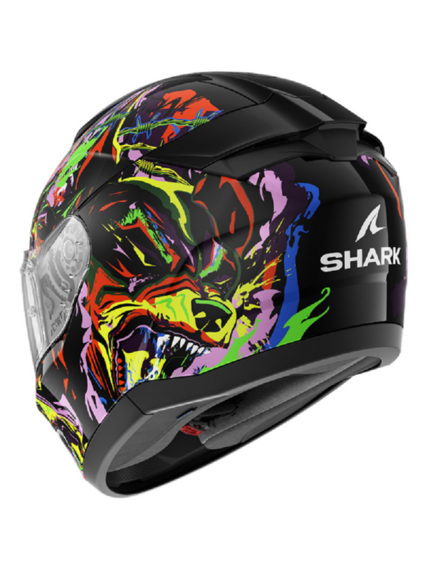 Shark Casco Moto Integral Ridill 2 Racing Beast violeta - Imagen 2