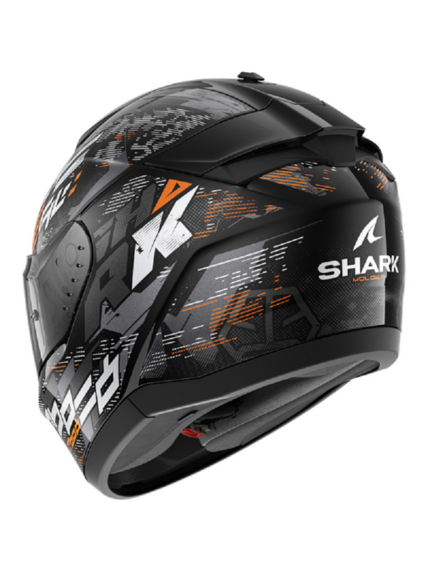 Shark Casco Moto Integral Ridill 2 Molokai naranja - Imagen 2