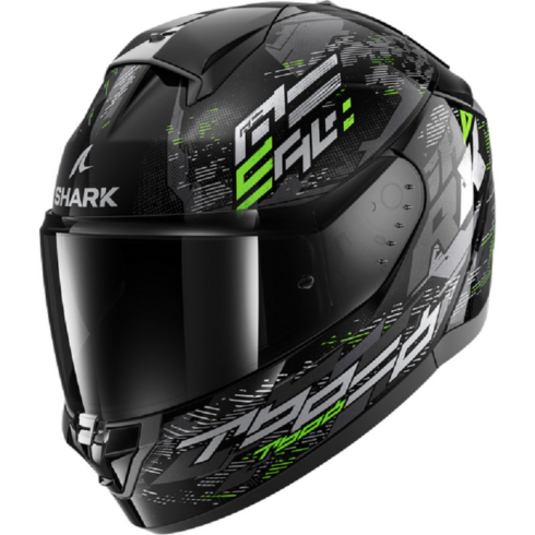Shark Casco Moto Integral Ridill 2 Molokai verde