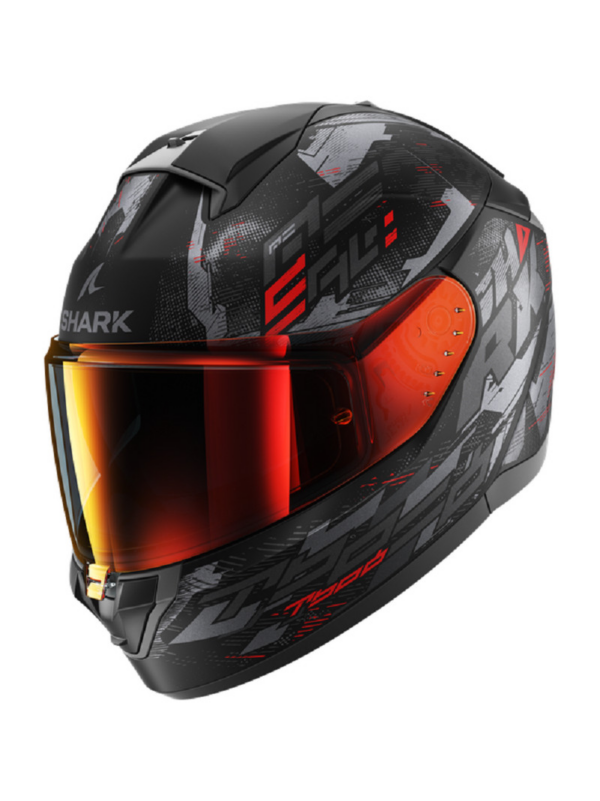 Shark Casco Moto Integral Ridill 2 Molokai rojo