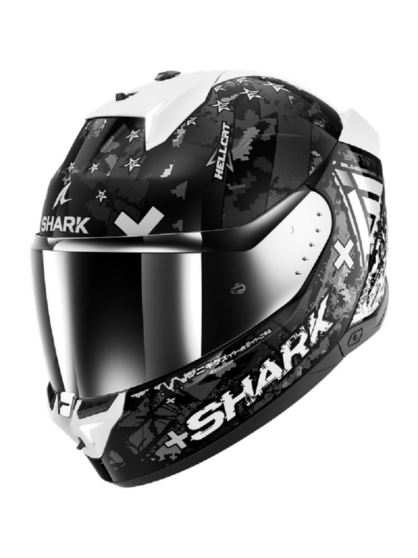 Shark Casco Moto Integral SKWAL i3 Hellcat blanco