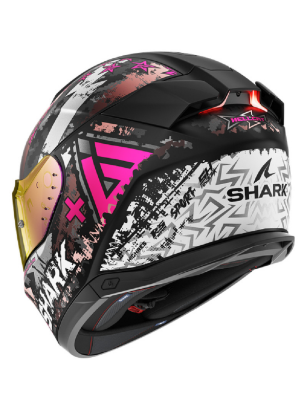 Shark Casco Moto Integral SKWAL i3 Hellcat rosa - Imagen 3