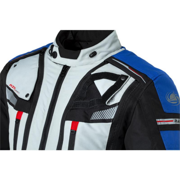 Rainers chaqueta moto tricapa Trivor azul - Imagen 7