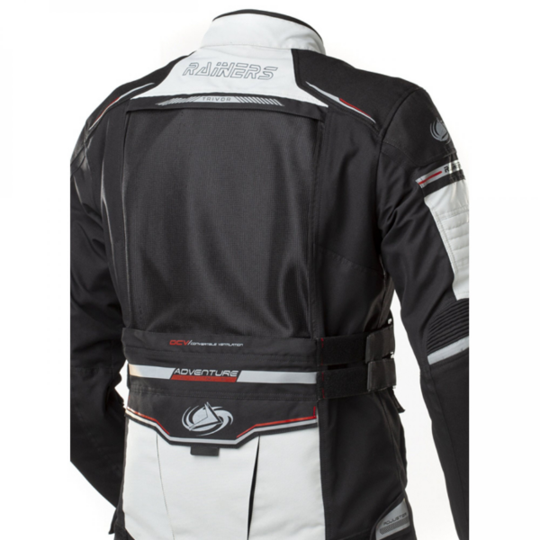 Rainers chaqueta moto tricapa Trivor gris - Imagen 4