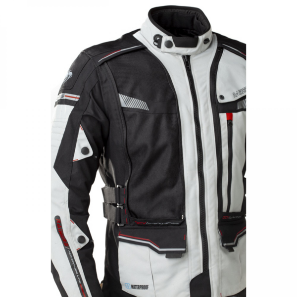 Rainers chaqueta moto tricapa Trivor gris - Imagen 6