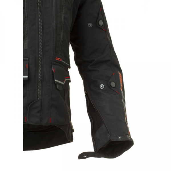 Rainers chaqueta moto tricapa Trivor negra - Imagen 6