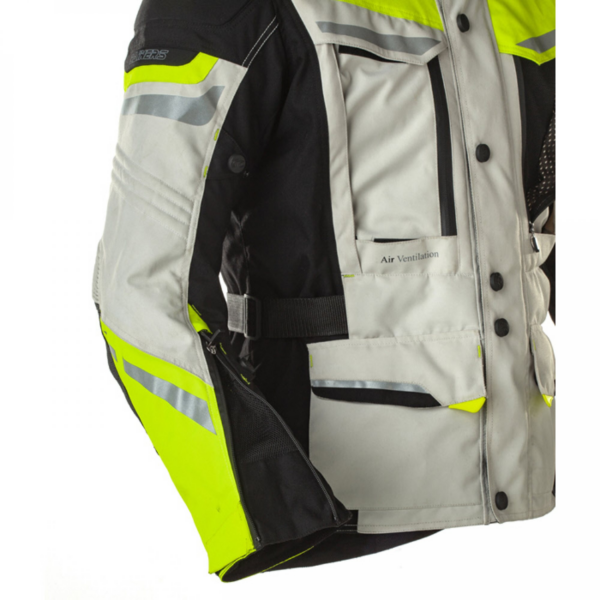 Rainers chaqueta moto tricapa Tanger gris - Imagen 3