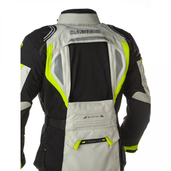 Rainers chaqueta moto tricapa Tanger gris - Imagen 5