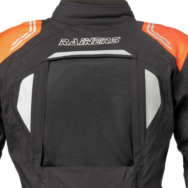 Rainers chaqueta moto tricapa Tanger naranja - Imagen 3