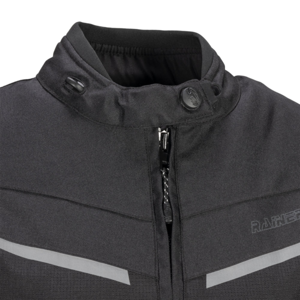 Rainers chaqueta moto mujer Electra negra - Imagen 4
