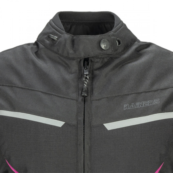 Rainers chaqueta moto mujer Electra rosa - Imagen 3