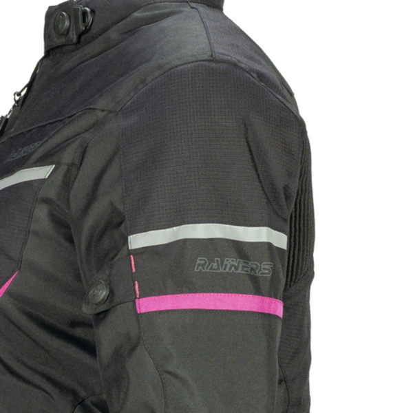 Rainers chaqueta moto mujer Electra rosa - Imagen 4