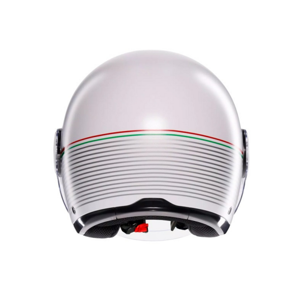 AGV casco moto jet Eteres Capoliveri blanco mate italia E2206 - Imagen 4