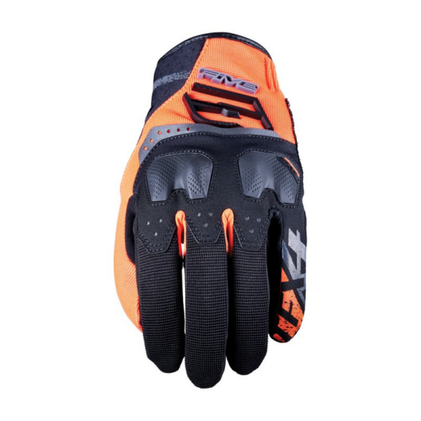 5FIVE Guantes Moto TFX4 negro naranja fluor - Imagen 3