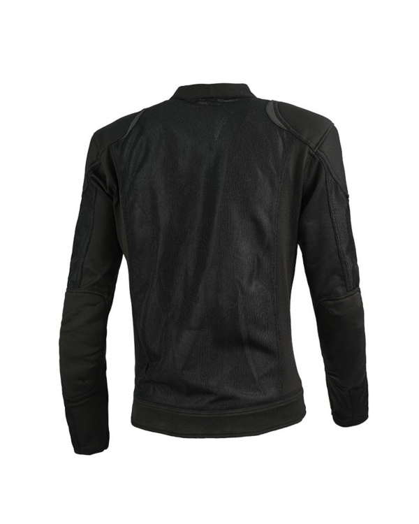 By city chaqueta moto verano Breeze negra - Imagen 2