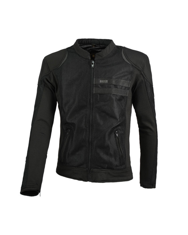 By city chaqueta moto verano Breeze negra