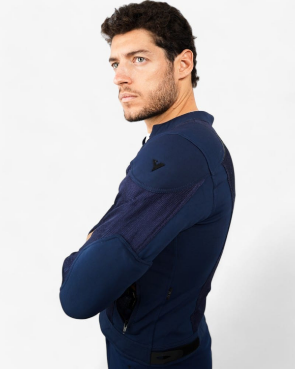 By city chaqueta moto verano Breeze azul - Imagen 4
