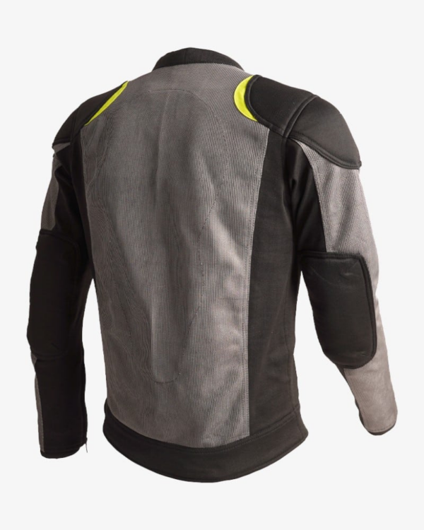 By city chaqueta moto verano Breeze gris - Imagen 2