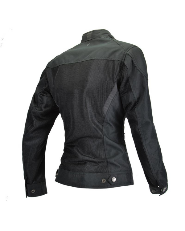 By city chaqueta mujer moto verano Route negra - Imagen 2