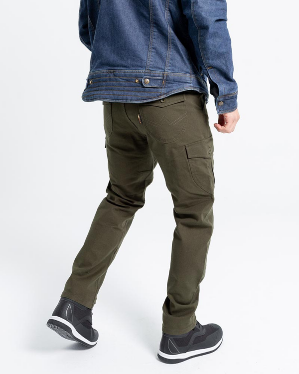 By City pantalón algodón moto Mixed III Slim verde - Imagen 4