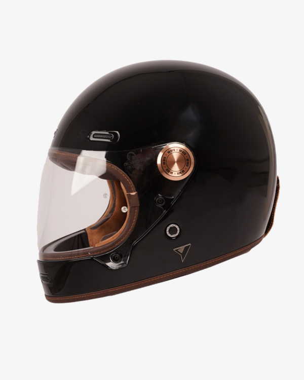 By City casco moto integral Roadster III negro brillo