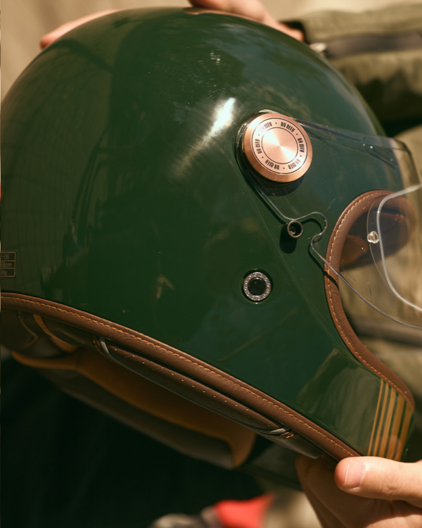 By City casco moto integral Roadster III verde - Imagen 3