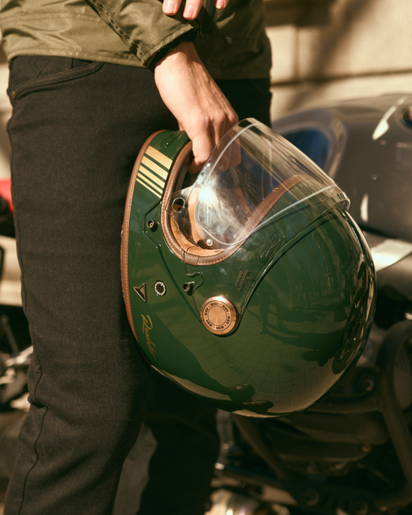 By City casco moto integral Roadster III verde - Imagen 6