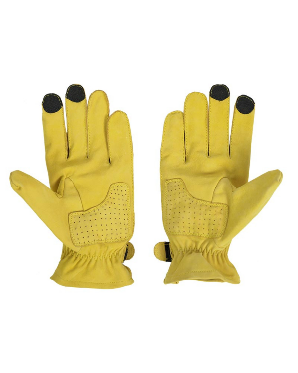 By City Guantes Moto Texas amarillo - Imagen 4
