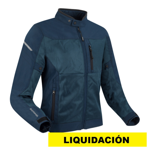 Bering Chaqueta Moto verano Ozone azul