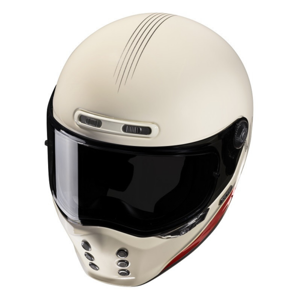 HJC Casco moto integral V10 Tami blanco rojo - Imagen 2