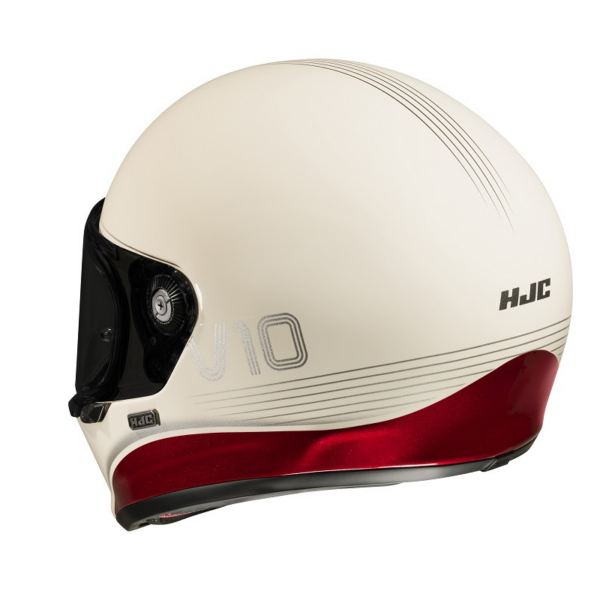 HJC Casco moto integral V10 Tami blanco rojo - Imagen 4