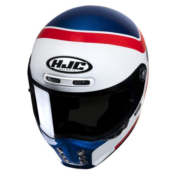 HJC Casco moto integral V10 Grape MC21 azul rojo - Imagen 2