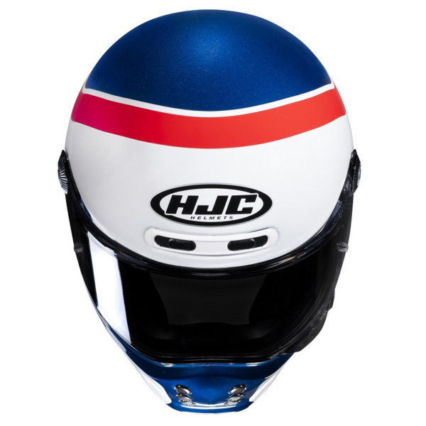 HJC Casco moto integral V10 Grape MC21 azul rojo - Imagen 5