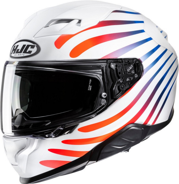 HJC casco moto integral F71 Zen MC21SF rojo azul