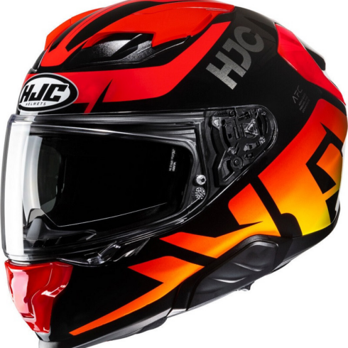 HJC casco moto integral F71 Bard MC1 rojo