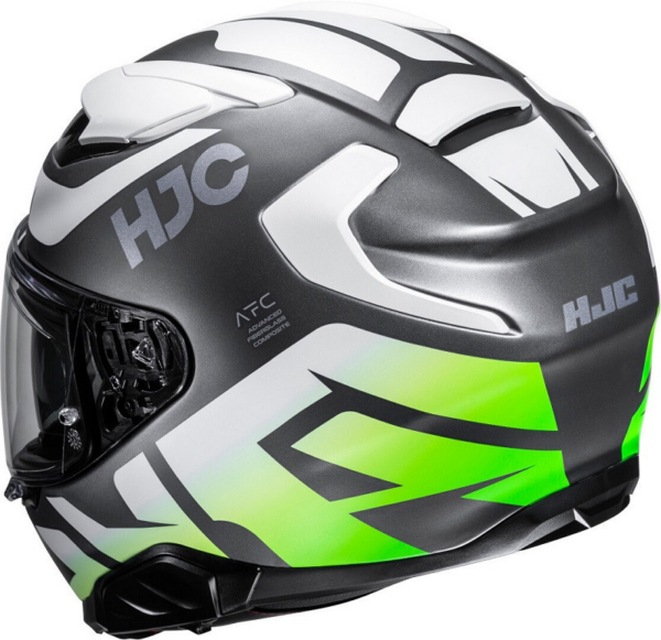 HJC casco moto integral F71 Bard MC4HSF verde - Imagen 2